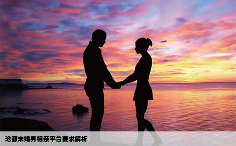 沧源未婚男相亲平台要求解析