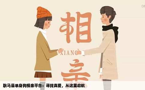 耿马县单身狗相亲平台：寻找真爱，从这里启航