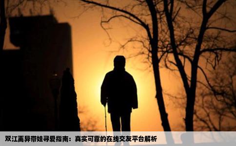 双江离异带娃寻爱指南：真实可靠的在线交友平台解析