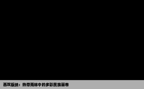 西双版纳：热带雨林中的多彩民族画卷