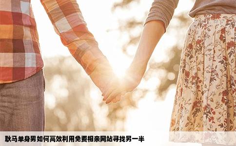 耿马单身男如何高效利用免费相亲网站寻找另一半