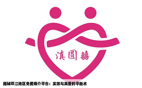 揭秘双江地区免费婚介平台：实效与真爱的平衡术