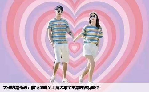 大理购票奇遇：解锁昆明至上海火车学生票的独特路径